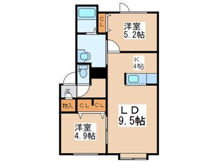 元町グランビレッジＣの物件間取画像